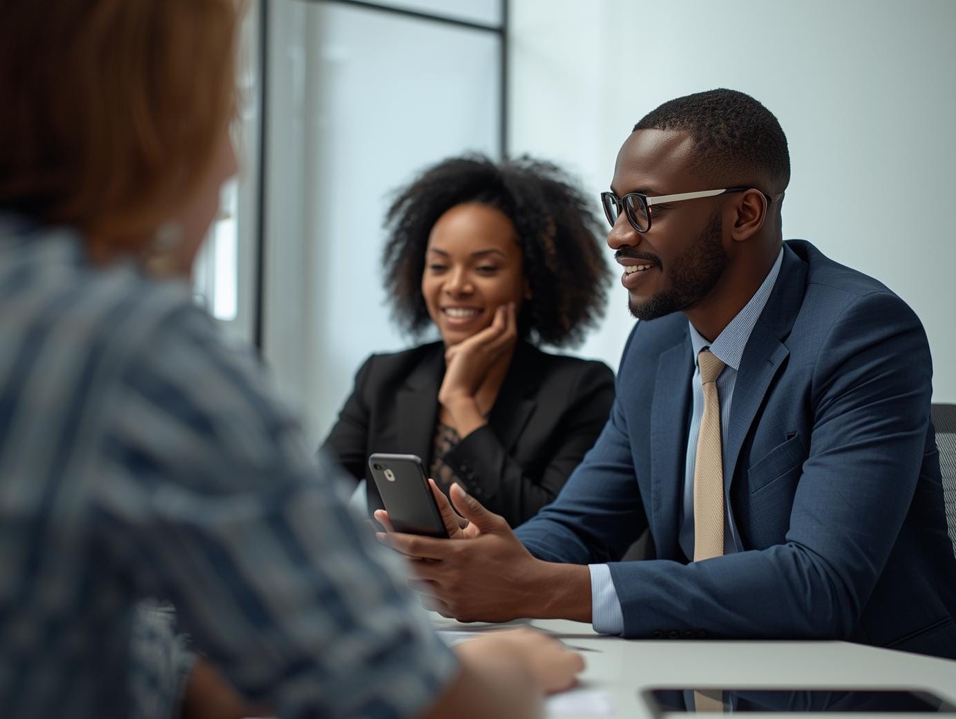 African professionals collaborating for startup growth
